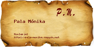 Pala Mónika névjegykártya
