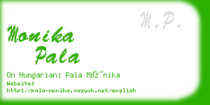 monika pala business card